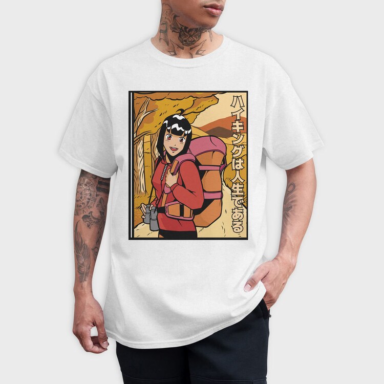 Hikigaya Hiking Adventure, Tricou Barbati (Unisex)