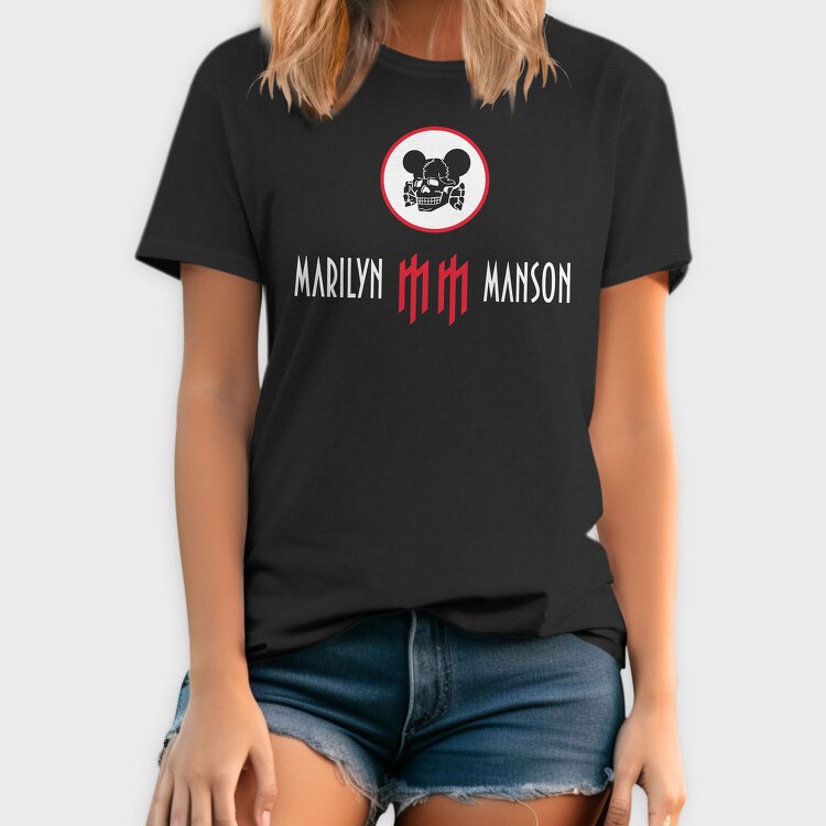 Skull Mickey Mouse, Tricou Barbati (Unisex)