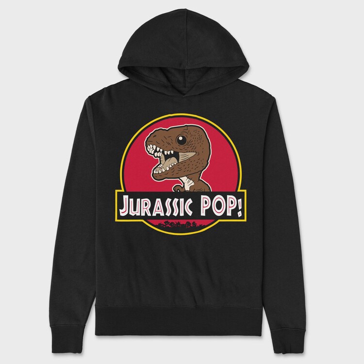 Dino Pop Pop, Hanorac Oversize Barbati (Unisex)