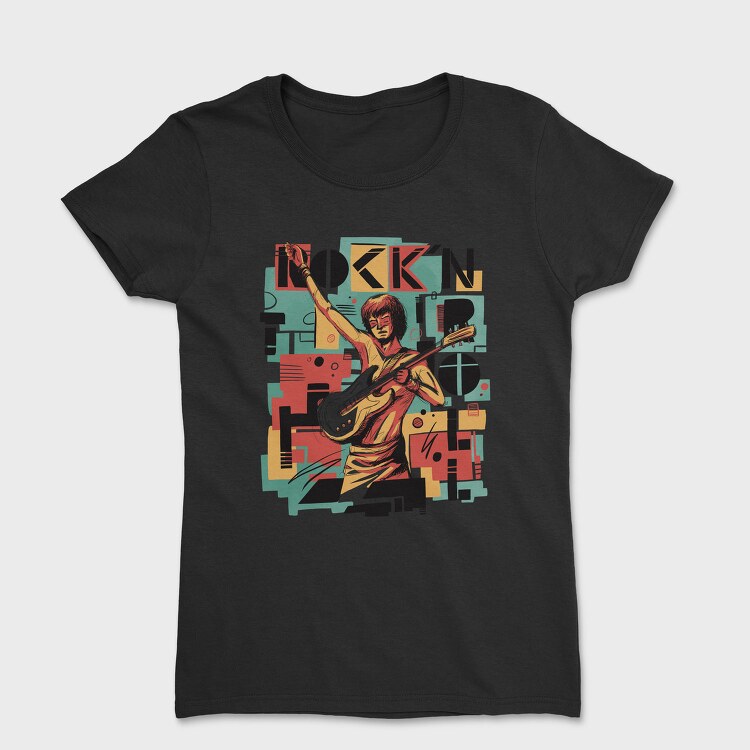 Rock N Roll Guitar, Tricou Femei
