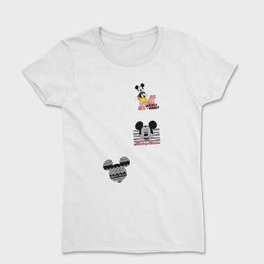 Mickey Mouse Stripes, Tricou Femei