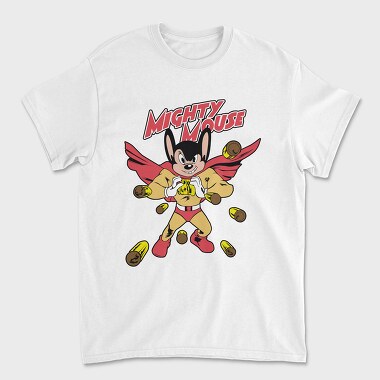 Mighty Mouse, Tricou Barbati (Unisex)