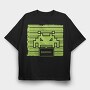 Invasion Maze, Tricou Oversize Barbati (Unisex)