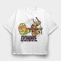 Donatello Ninja Turtle, Tricou Oversize Barbati (Unisex)