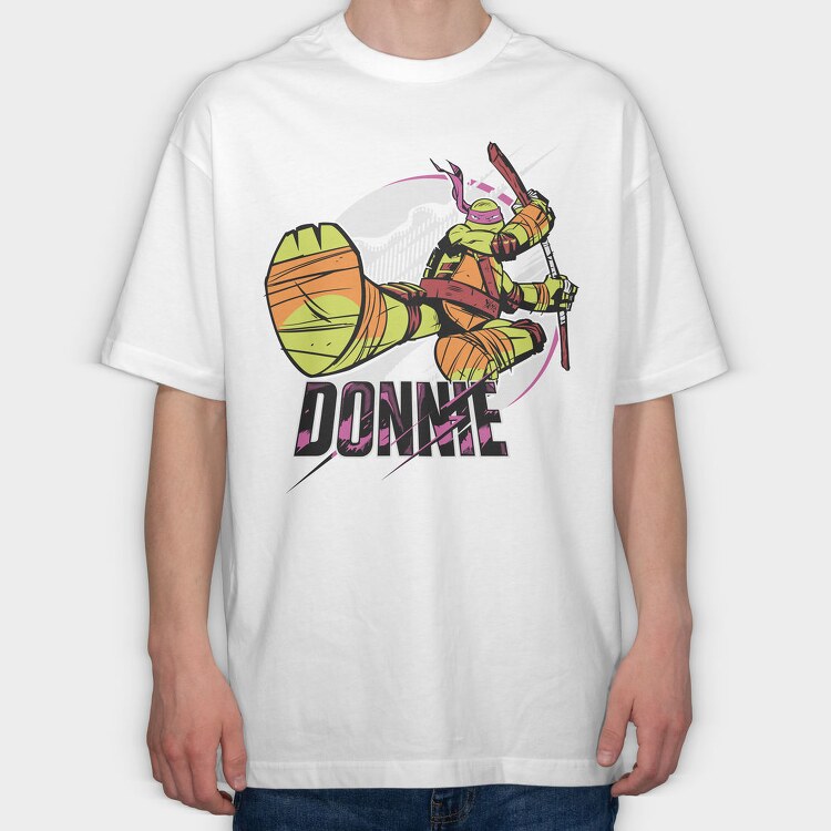 Donatello Ninja Turtle, Tricou Oversize Barbati (Unisex)
