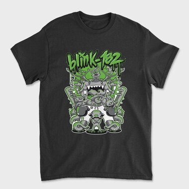Blink 182 Monsters, Tricou Barbati (Unisex)