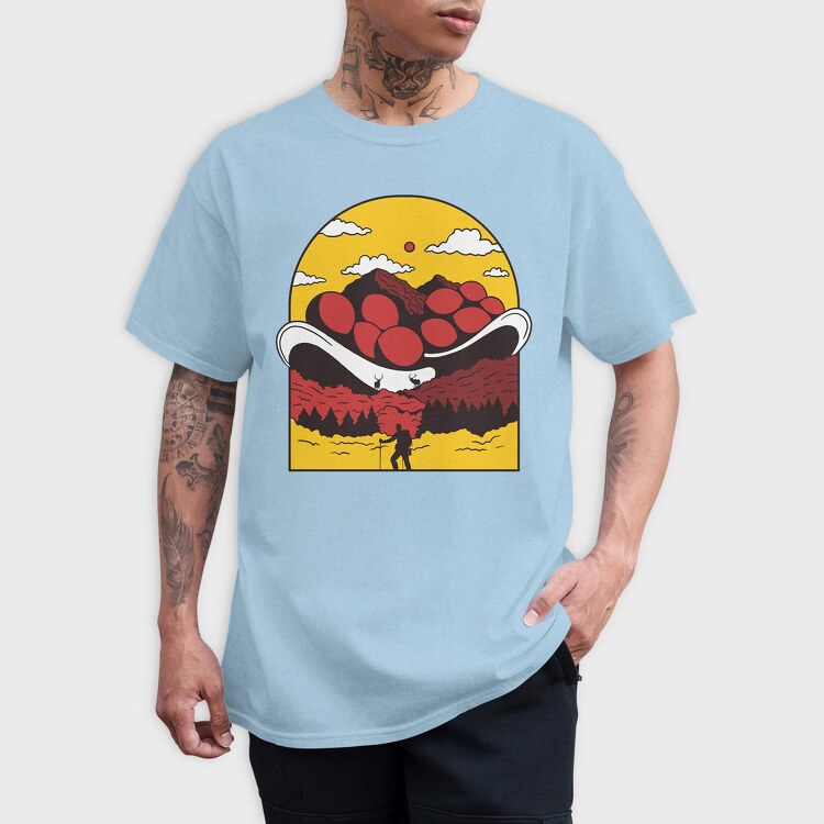 Mountain, Tricou Barbati (Unisex)