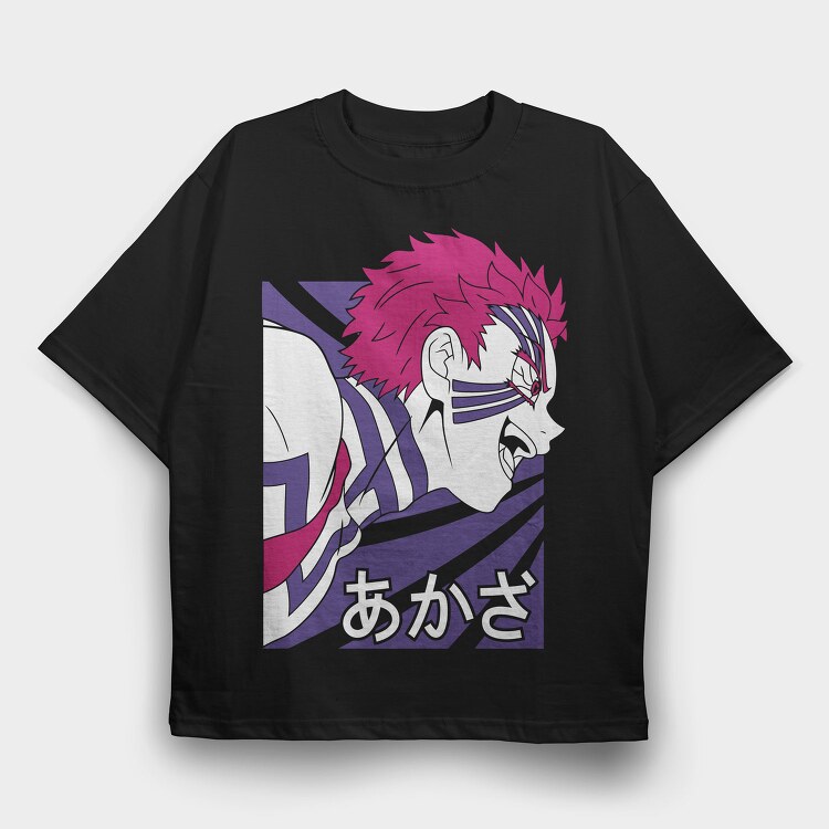 Purple Fox Howl, Tricou Oversize Barbati (Unisex)