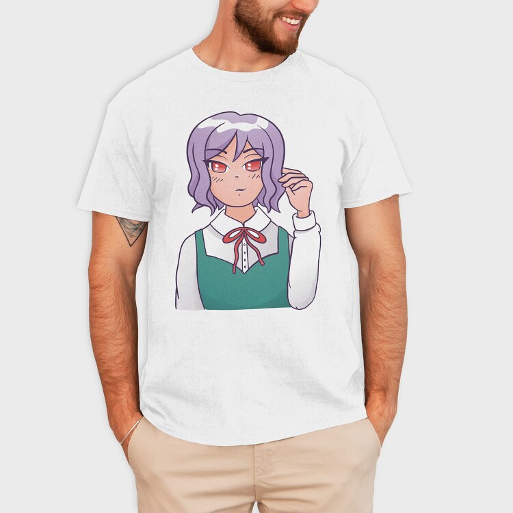 Purple Schoolgirl, Tricou Barbati (Unisex)