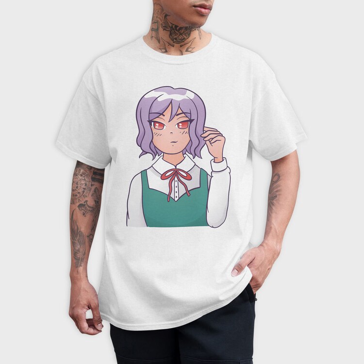 Purple Schoolgirl, Tricou Barbati (Unisex)