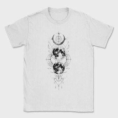 Moon Phase Trinity, Tricou Barbati (Unisex)
