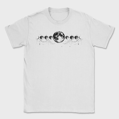 Moon Phases Chandelier, Tricou Barbati (Unisex)