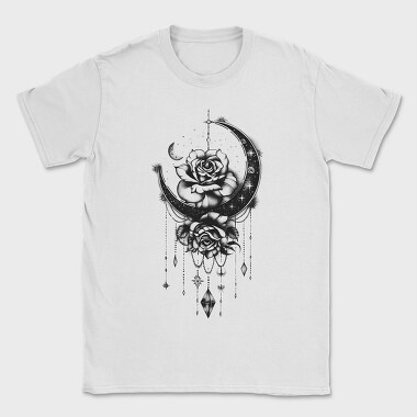 Moon Rose Chandelier, Tricou Barbati (Unisex)