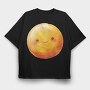 Moon Smile Glow, Tricou Oversize Barbati (Unisex)