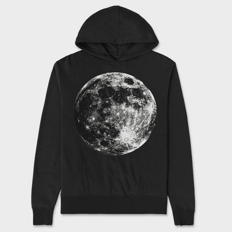 Moon Solar System, Hanorac Oversize Barbati (Unisex)