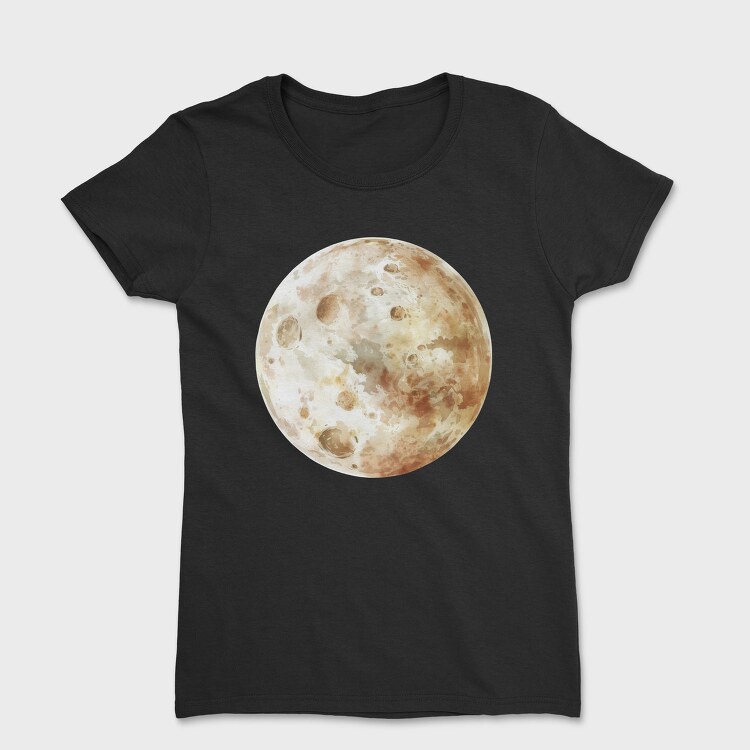Moon Surface Art, Tricou Femei