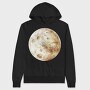 Moon Surface Art, Hanorac Oversize Barbati (Unisex)