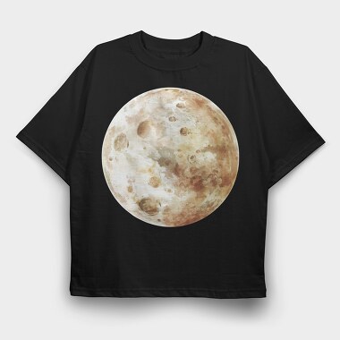 Moon Surface Art, Tricou Oversize Barbati (Unisex)
