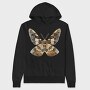 Moon Wings Silhouette, Hanorac Oversize Barbati (Unisex)