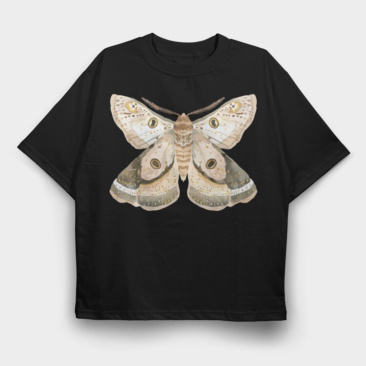 Moongazer Moth, Tricou Oversize Barbati (Unisex)