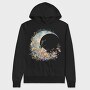 Moonlit Garden Path, Hanorac Oversize Barbati (Unisex)