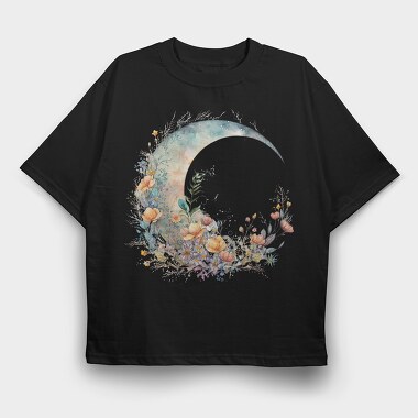 Moonlit Garden Path, Tricou Oversize Barbati (Unisex)