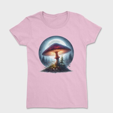 Moonlit Mushroom Glow, Tricou Femei