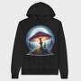 Moonlit Mushroom Glow, Hanorac Oversize Barbati (Unisex)