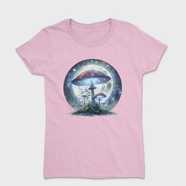 Moonlit Mushrooms Glow, Tricou Femei