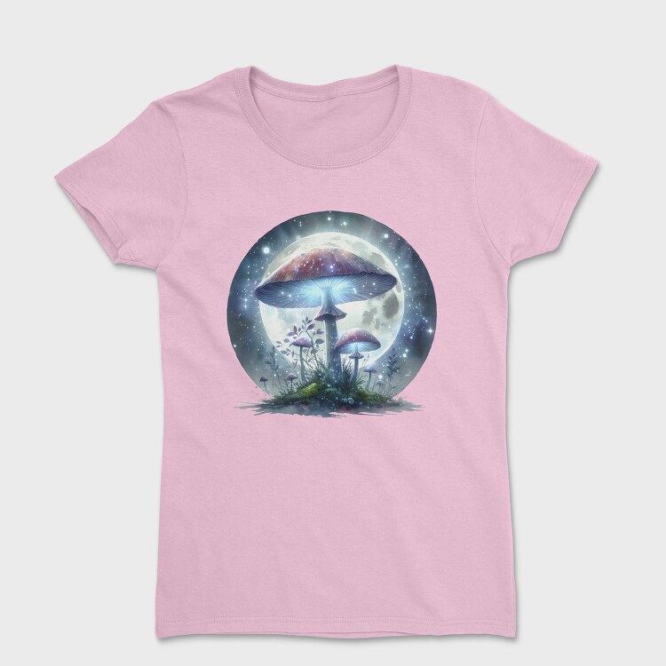 Moonlit Mushrooms Glow, Tricou Femei