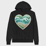 Mosaic Heart Sublimation, Hanorac Oversize Barbati (Unisex)