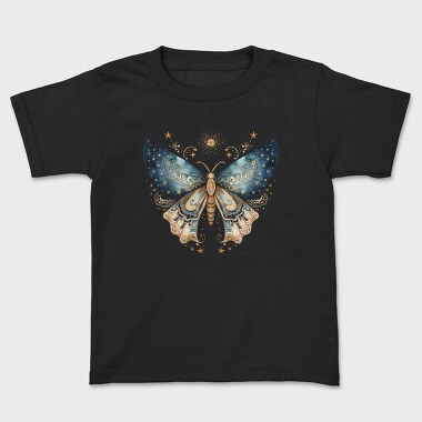 Moth And Moon Clipart Set 96717200, Tricou Copii
