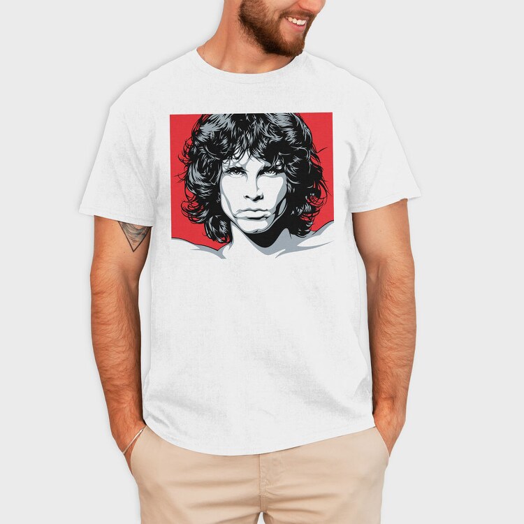 Jimi Red, Tricou Barbati (Unisex)