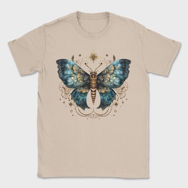 Moth Moon Clipart, Tricou Barbati (Unisex)
