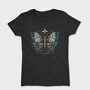 Moth Moon Clipart, Tricou Femei