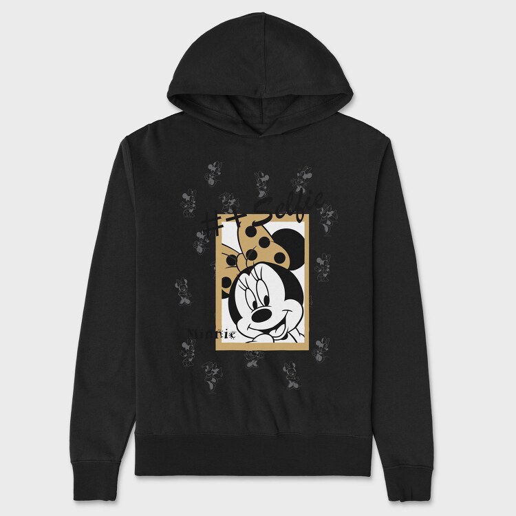 Minnie Selfie Vibes, Hanorac Oversize Barbati (Unisex)