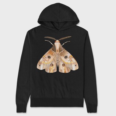 Moth Wings Pattern, Hanorac Oversize Barbati (Unisex)