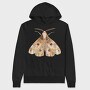 Moth Wings Pattern, Hanorac Oversize Barbati (Unisex)