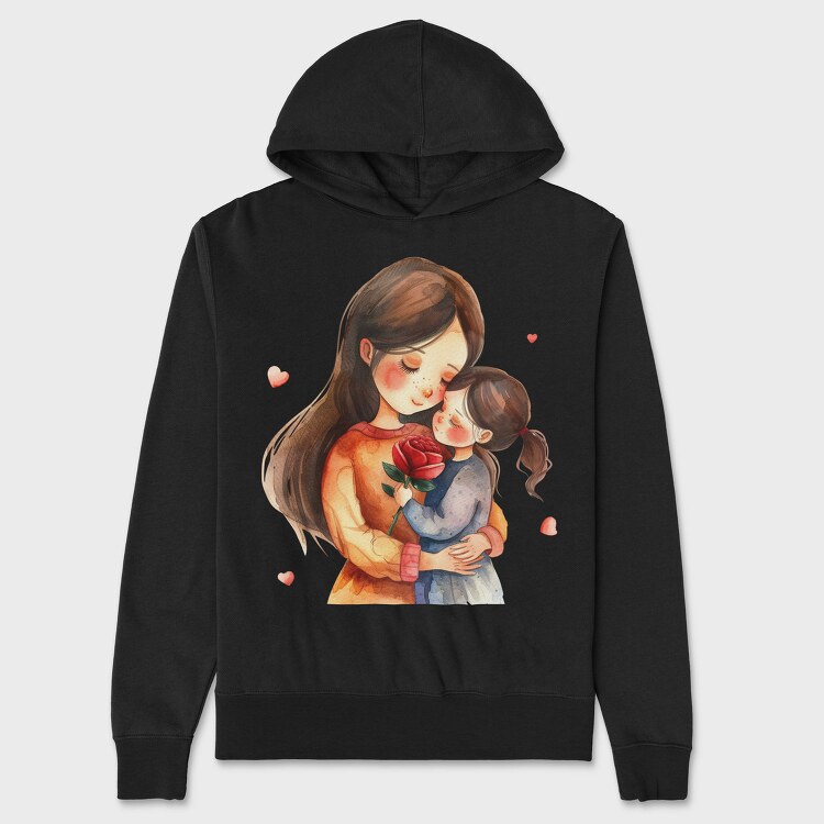 Mother And Daughter Love, Hanorac Oversize Barbati (Unisex)