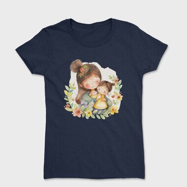 Mother And Flowers, Tricou Femei