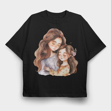 Mother Hug Flower Connection, Tricou Oversize Barbati (Unisex)