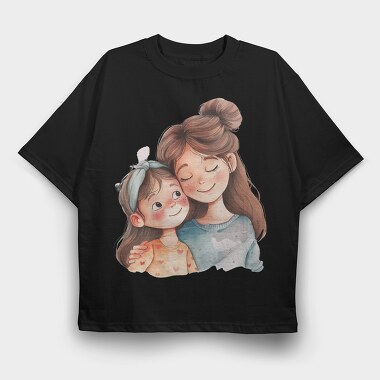 Mother Hugs Cuddle, Tricou Oversize Barbati (Unisex)