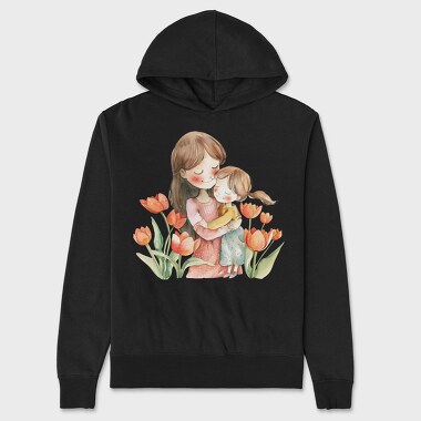 Mother Love Flower, Hanorac Oversize Barbati (Unisex)