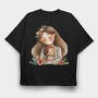 Mother Love Flowers, Tricou Oversize Barbati (Unisex)