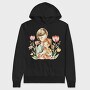 Motherhood Flower Love, Hanorac Oversize Barbati (Unisex)