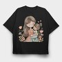 Motherly Love Flower, Tricou Oversize Barbati (Unisex)