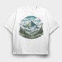 Mountain Adventurer, Tricou Oversize Barbati (Unisex)