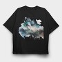 Mountain Explorer Club, Tricou Oversize Barbati (Unisex)