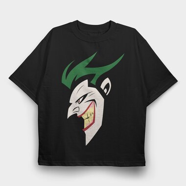 Joker Grin, Tricou Oversize Barbati (Unisex)