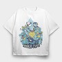 Water Type Squad, Tricou Oversize Barbati (Unisex)